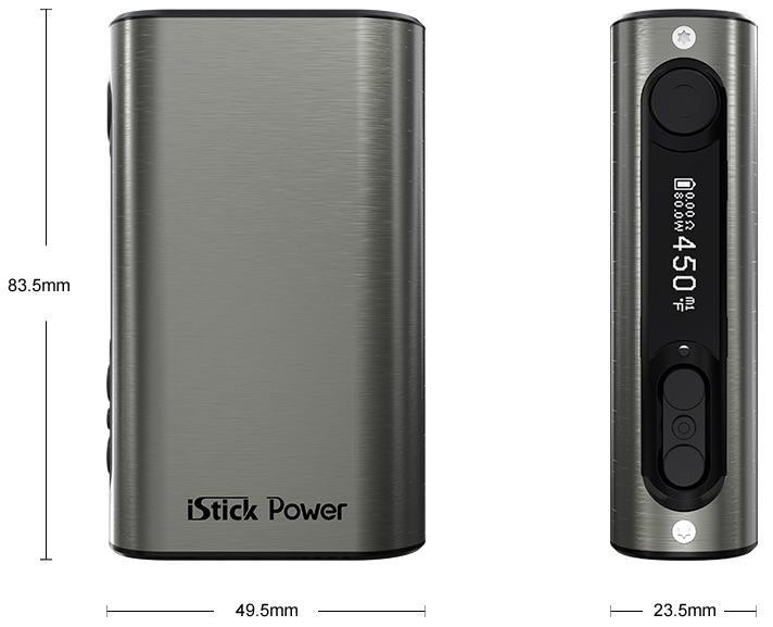 Eleaf iPower Mod Size