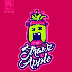Monsta Vape Strawz Apple e liquid Monsta Vape Strawz Apple e liquid