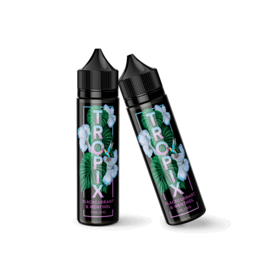 Tropix Blackcurrant & Menthol 50ml Short Fill E Liquid