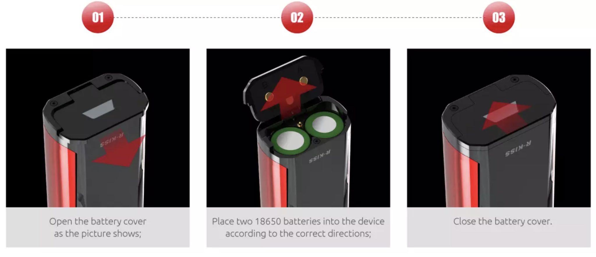 smok r kiss insert batteries