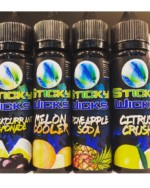Sticky Wicks Blackcurrant Lemonade 50ml Short Fill e liquid bottle