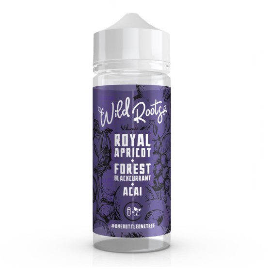 Wild Roots Royal Apricot Forest Blackcurrant Acai 100ml short fill e liquid
