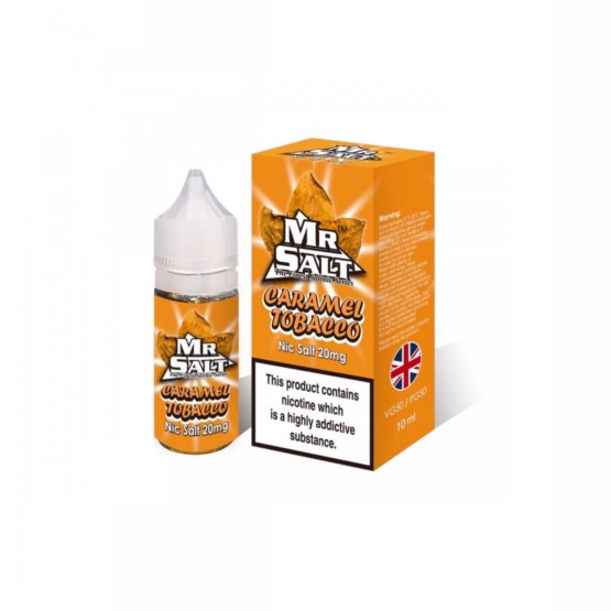 Mr Salt Caramel Tobacco e liquid flavour