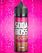 Soda Boss Peach Raspberry 100ml short fill e liquid