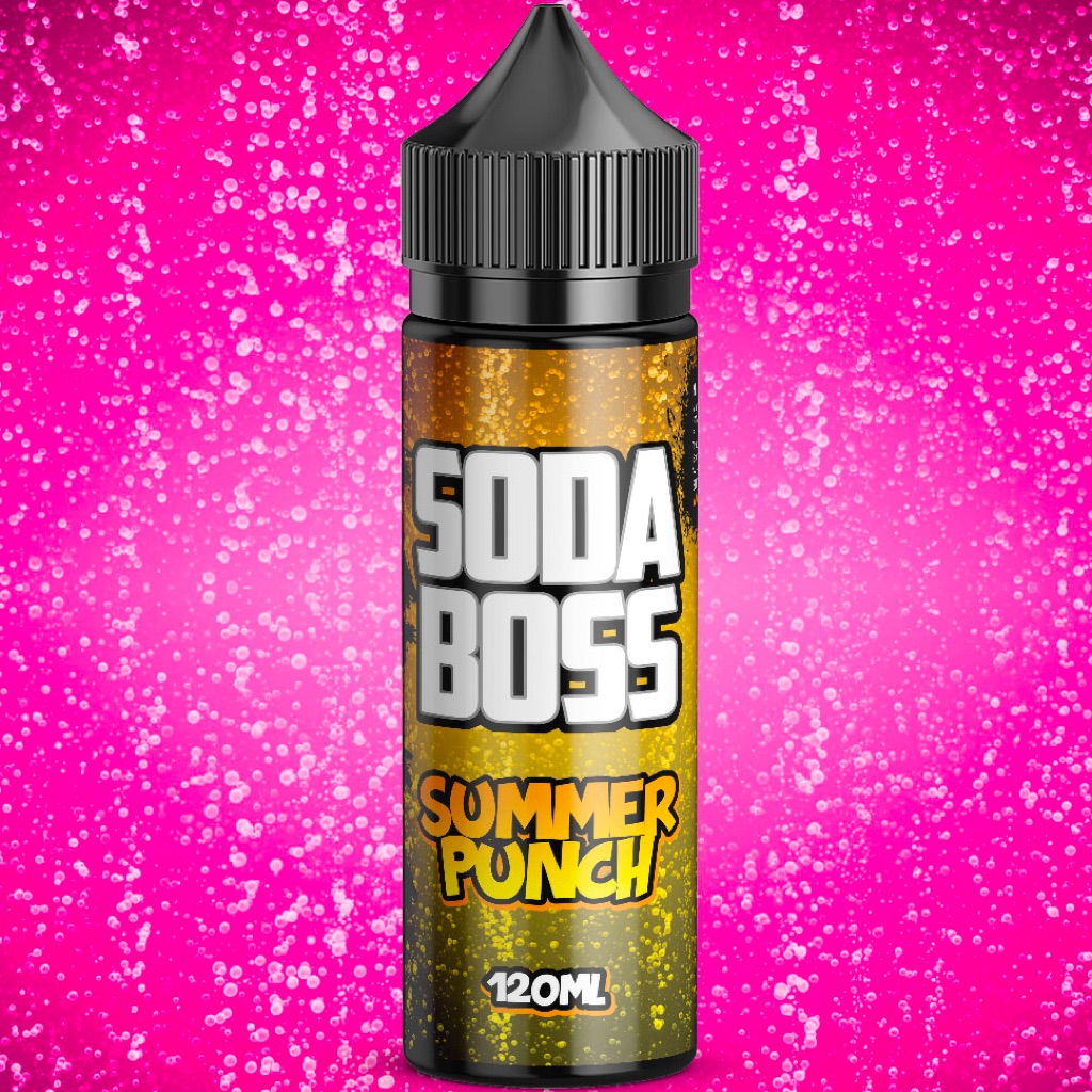 Soda Boss Summer Punch 100ml Short Fill E Liquid Juice Bottle