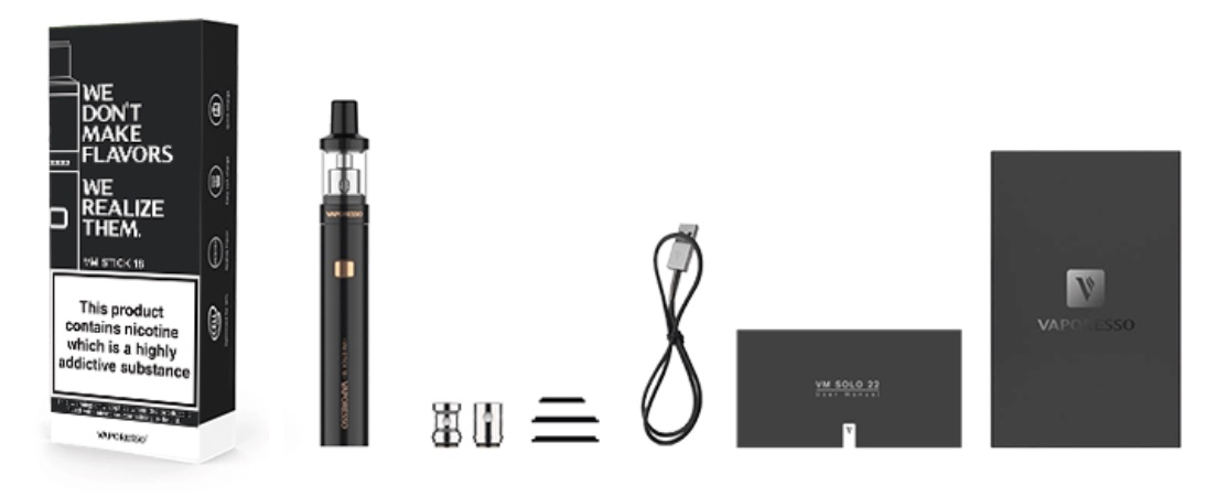 Vaporesso VM Stick 18 Kit Contents