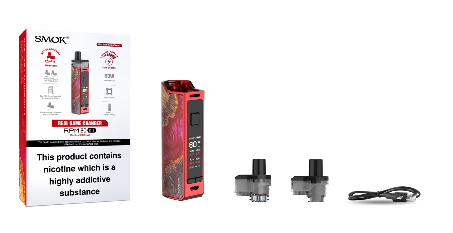 SMOK RPM80 Kit Contents