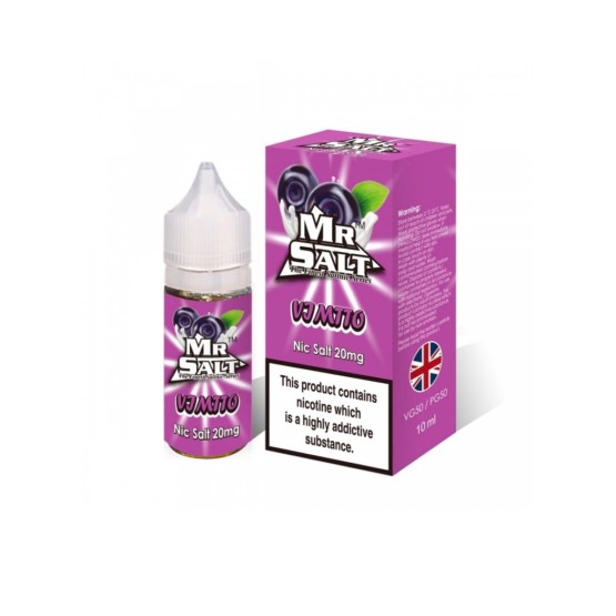 Mr Salt Vimto salt nicotine e liquid bottle
