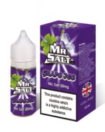 Mr Salt Grape Ice Salt Nicotine E Liquid Bottle