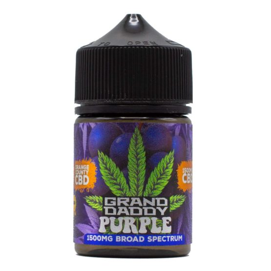 Orange County Grand Daddy Purple 1500mg CBD broad spectrum 50ml