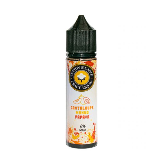 Cotton Cable Craft Liquid Cantaloupe Mango Papaya 50ml E Liquid