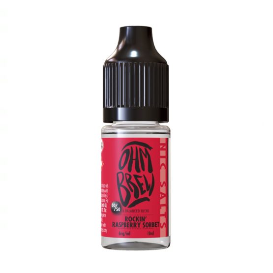 Ohm Brew Rockin Raspberry SorbetSalt E Liquid