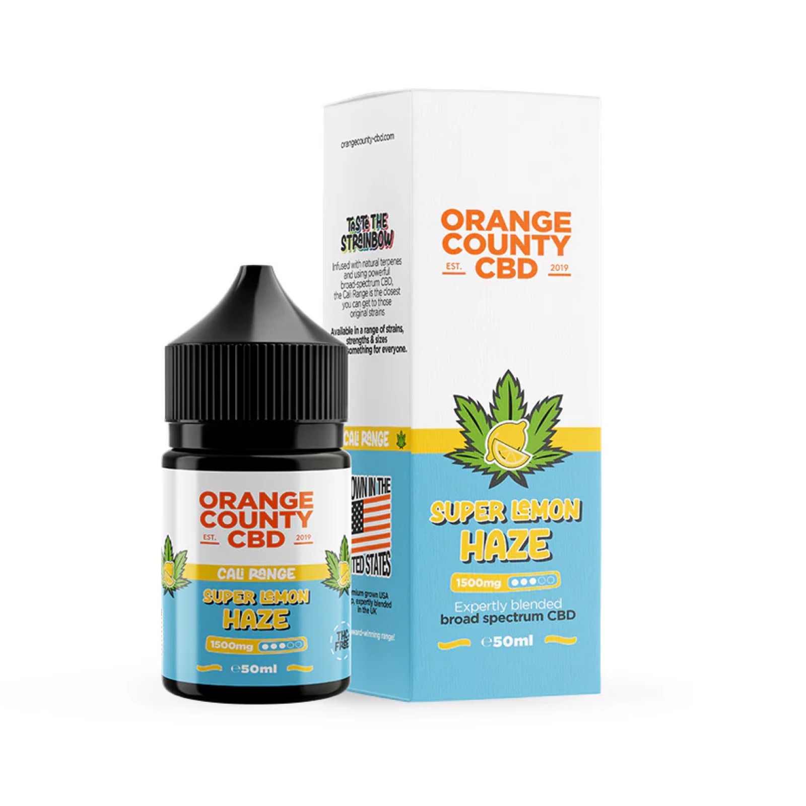Orange County Super Lemon Haze CBD Broad Spectrum 1500mg