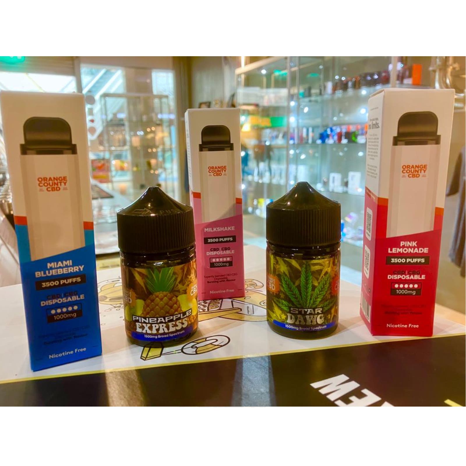 CBD Best Selling Orange County Flavours