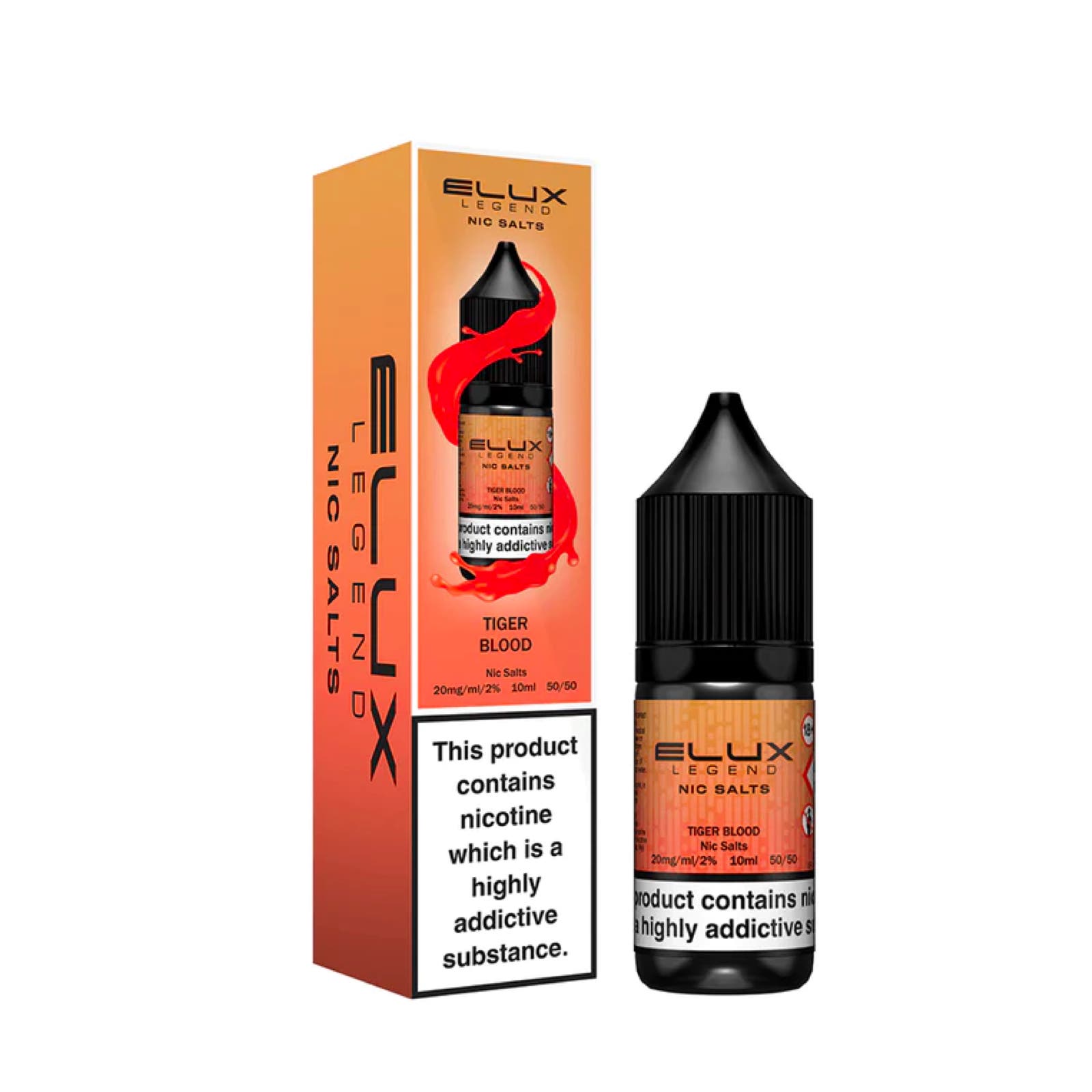 Elux Tiger Blood Salt Nicotine - 10mg / 20mg Salts | UK Delivery