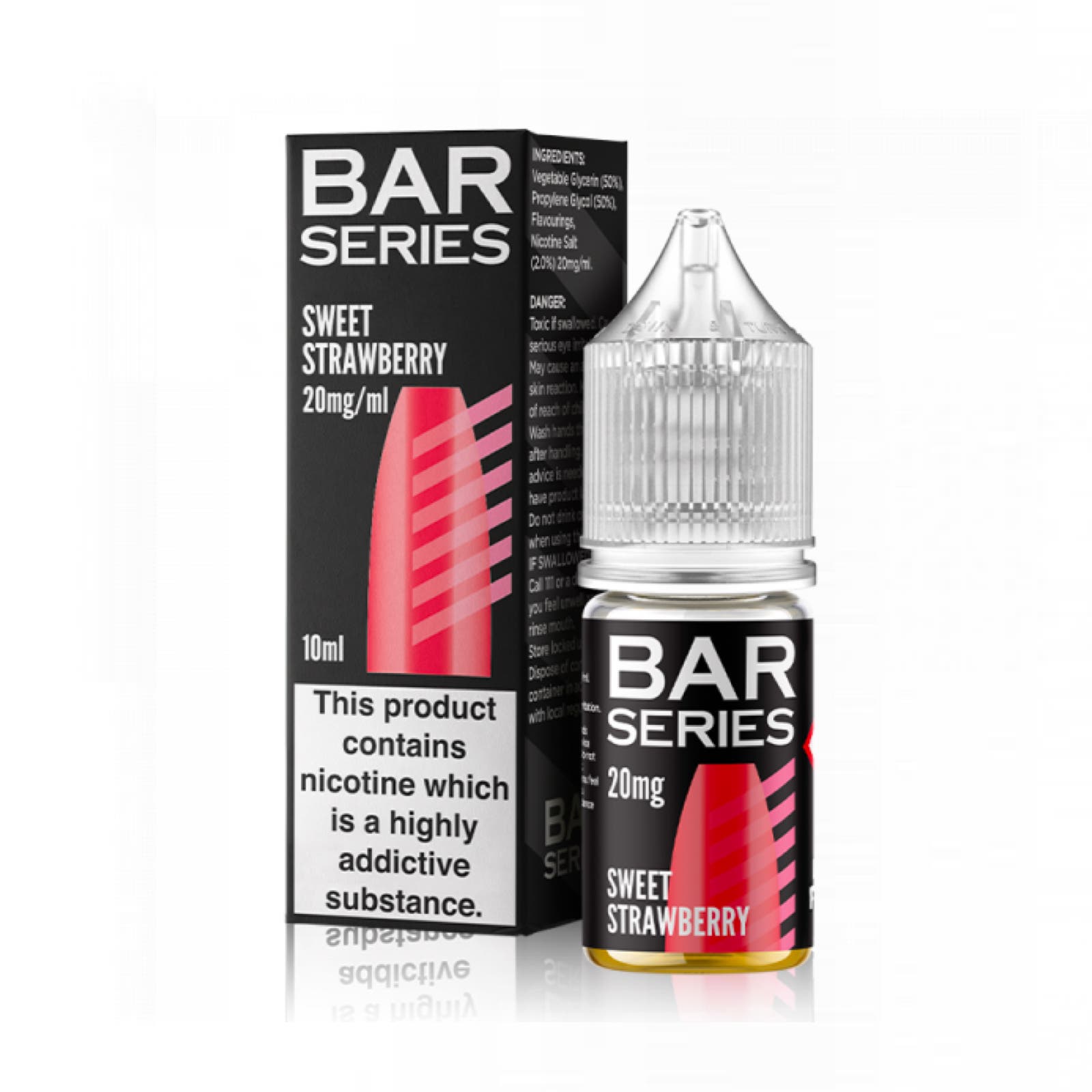 Bar Series Sweet Strawberry 5mg & 10mg Salt Nicotine E-Liquid Bar Series Sweet Strawberry 5mg & 10mg Salt Nicotine E-Liquid