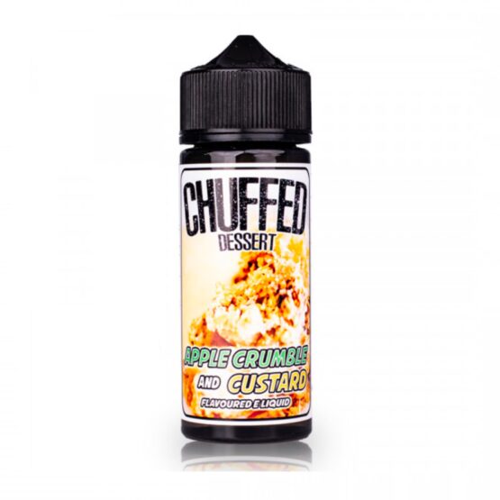 Chuffed Apple Crumble and Custard E Liquid 100ml Short Fills