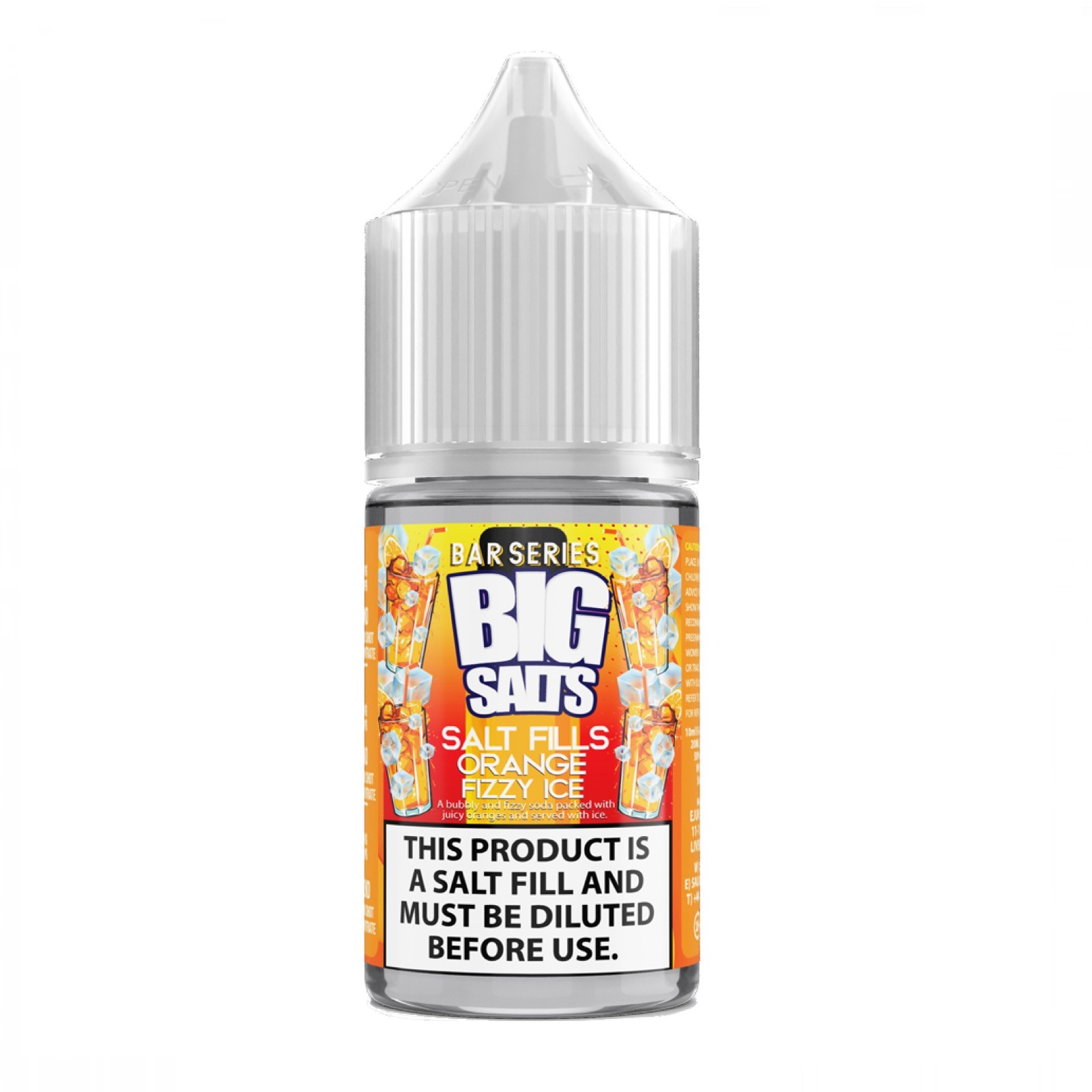 Big Salts Fizzy Orange Ice - 20ml Salt Fills E Liquid